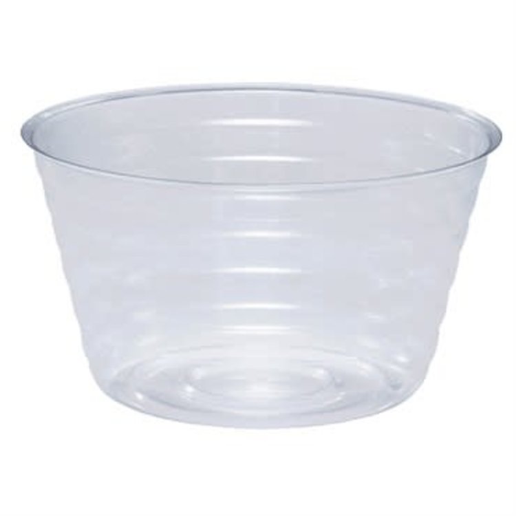 YELLOW Clear Plastic Saucer - Extra Deep