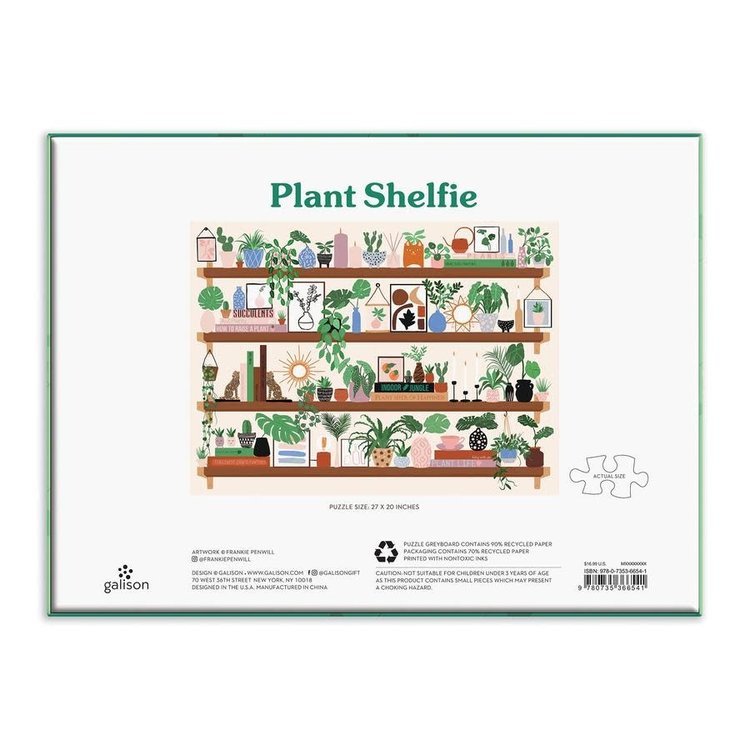 YELLOW Plant Shelfie Jigsaw Puzzle, 1000 piece