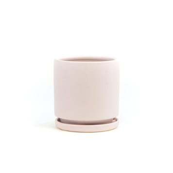Momma Pots Cylinder w/ Saucer Blush