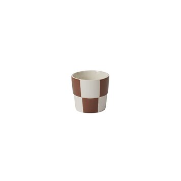 Checkerboard Pot, Terracotta 3"