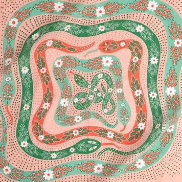 YELLOW No. 069 Snakes Pink