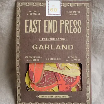 YELLOW Mushrooms Sewn Garland