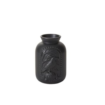 YELLOW Black Magic Raven Vase