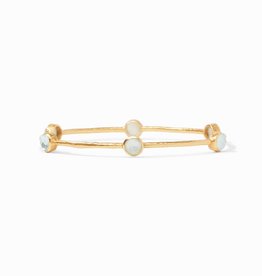 Julie Vos Milano Luxe Bangle -  Iridescent Aquamarine - M