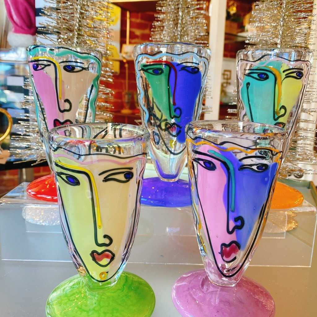 Painted Juice Glasses