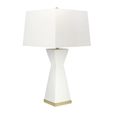 50203-02 ceramic 34 hourglass table lamp