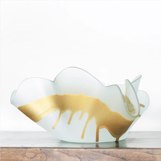 Annie Glass Splatter Sculpture