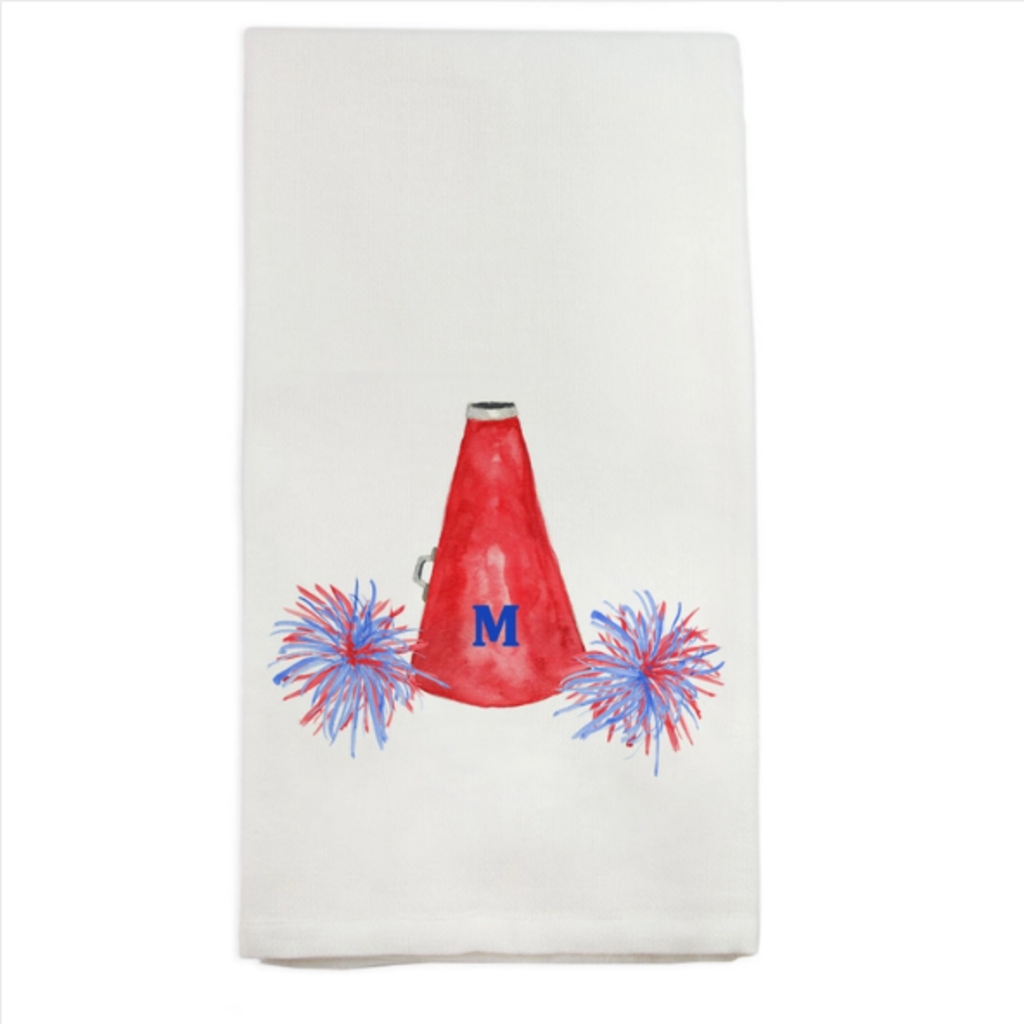 Ole Miss Megaphone Dishtowel