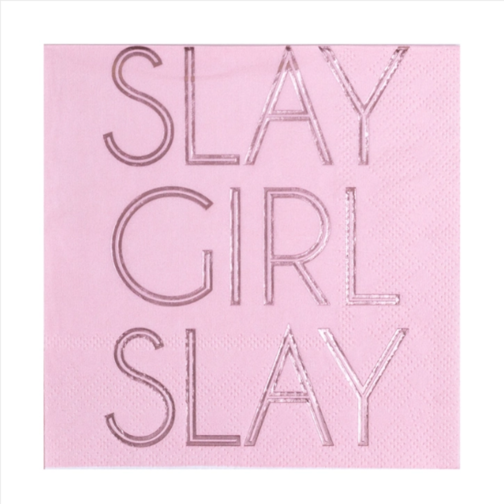 "Slay Girl Slay" Cocktail Napkins - 20 Pk.
