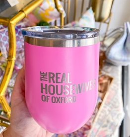 12 Oz  Real housewives tumbler- pink