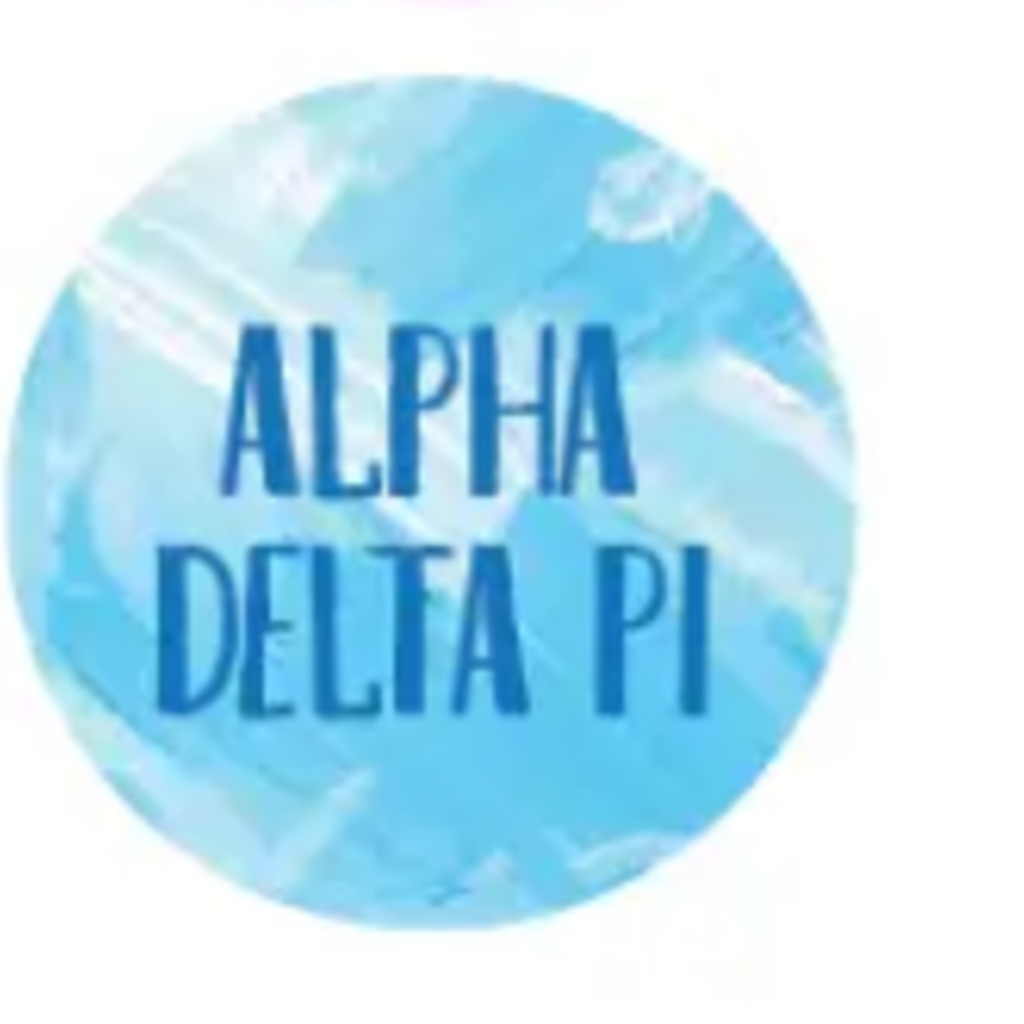 Alpha Delta Pi abstract Button
