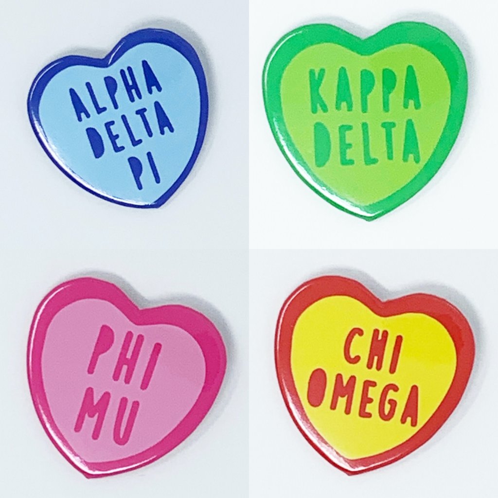 Sorority Heart Decal