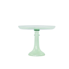 Estelle Colored Glass Mint Green Cake Stand