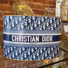 LARGE Blue Christian Dior makeup brush holder