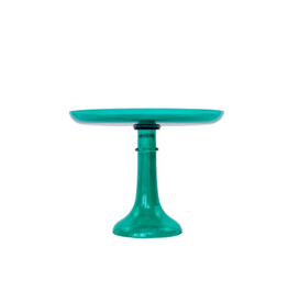 Estelle Colored Glass Emerald Green Cake Stand