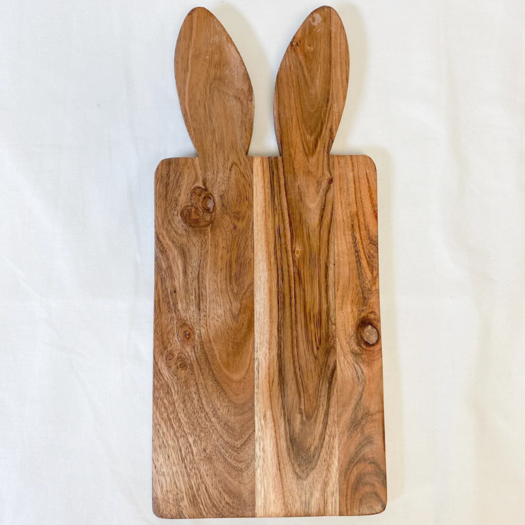 139321018 Bunny Ears Serving Board Natural 7x16x.75
