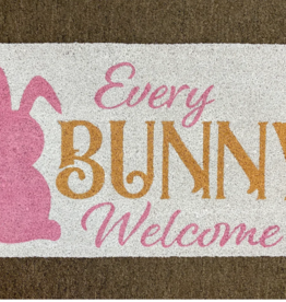 Every Bunny Welcome Doormat 30x18
