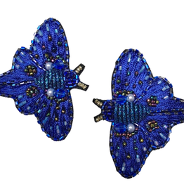 Blue Moth Stud