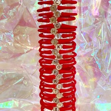 La Tua Storia Letter Bracelet - Red