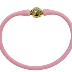 Gold Florence Bracelet - Baby Pink