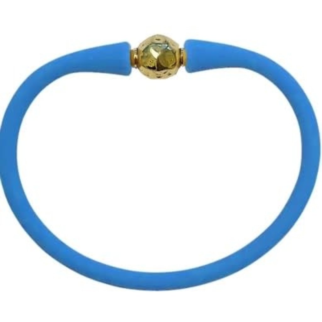Gold Florence Bracelet - Bright Blue