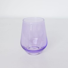 Estelle Colored Glass Lavender Stemless