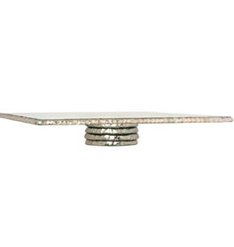 Annie Glass Square Pedestal Cake Stand
