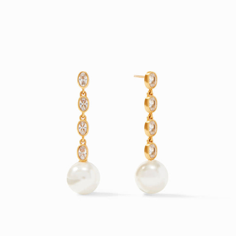 Charlotte Pearl Statement Earring Gold