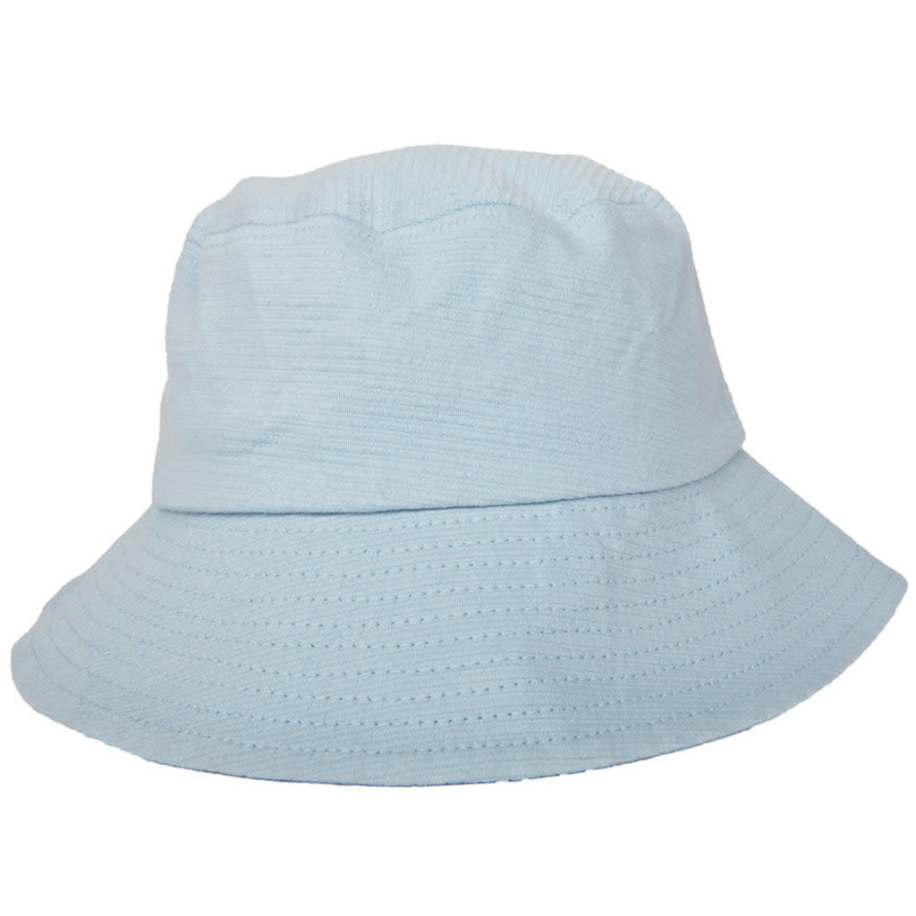 Light Blue Corded Bucket Hat 
