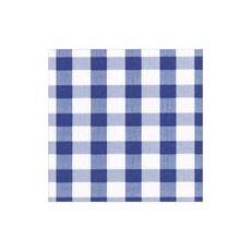 Gingham Blue Cocktail Napkin