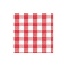 Gingham Red Cocktail Napkin