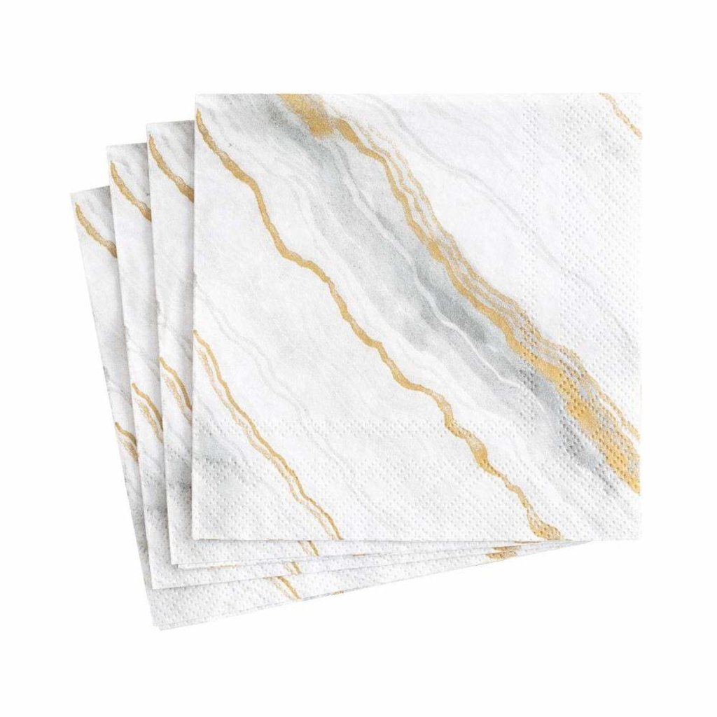 Marble Grey Cocktail Napkins