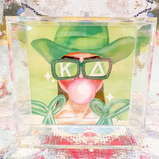 Sorority Bubblegum Girl Acrylic Trays