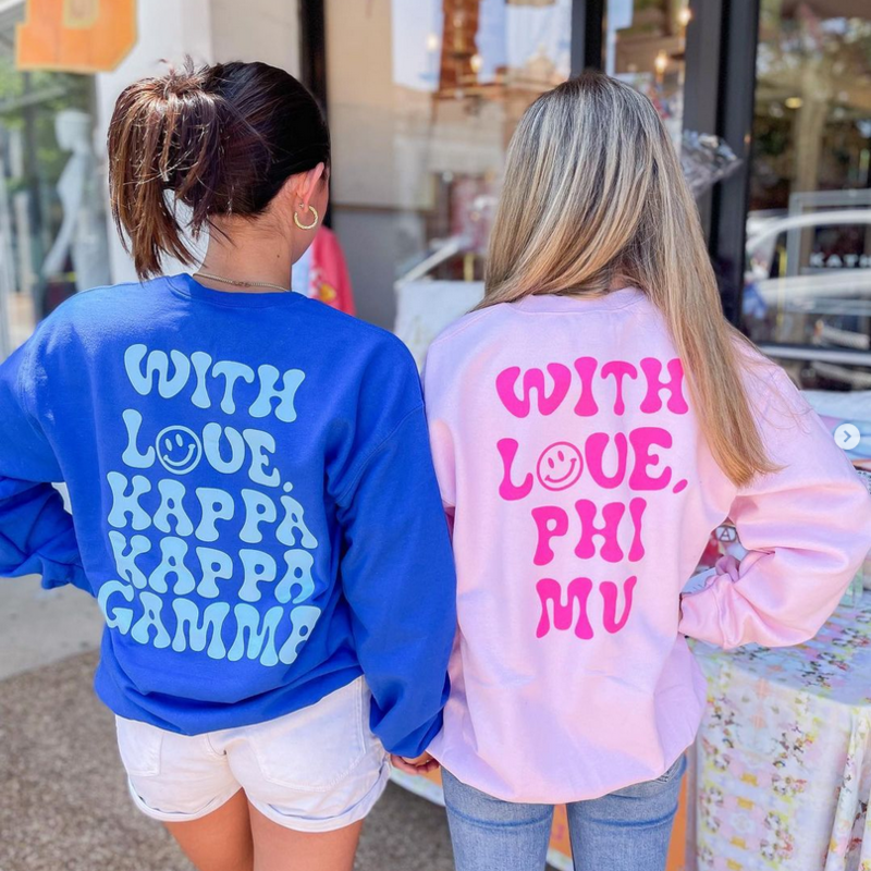 With Love Sorority Sweatshirt