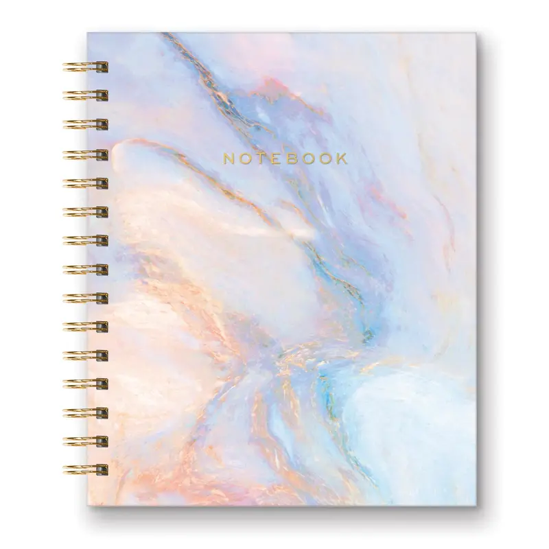 Swirled Marble Tabbed Spiral Notebook