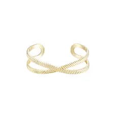 237-G Eclipse Cuff Bracelet - Gold