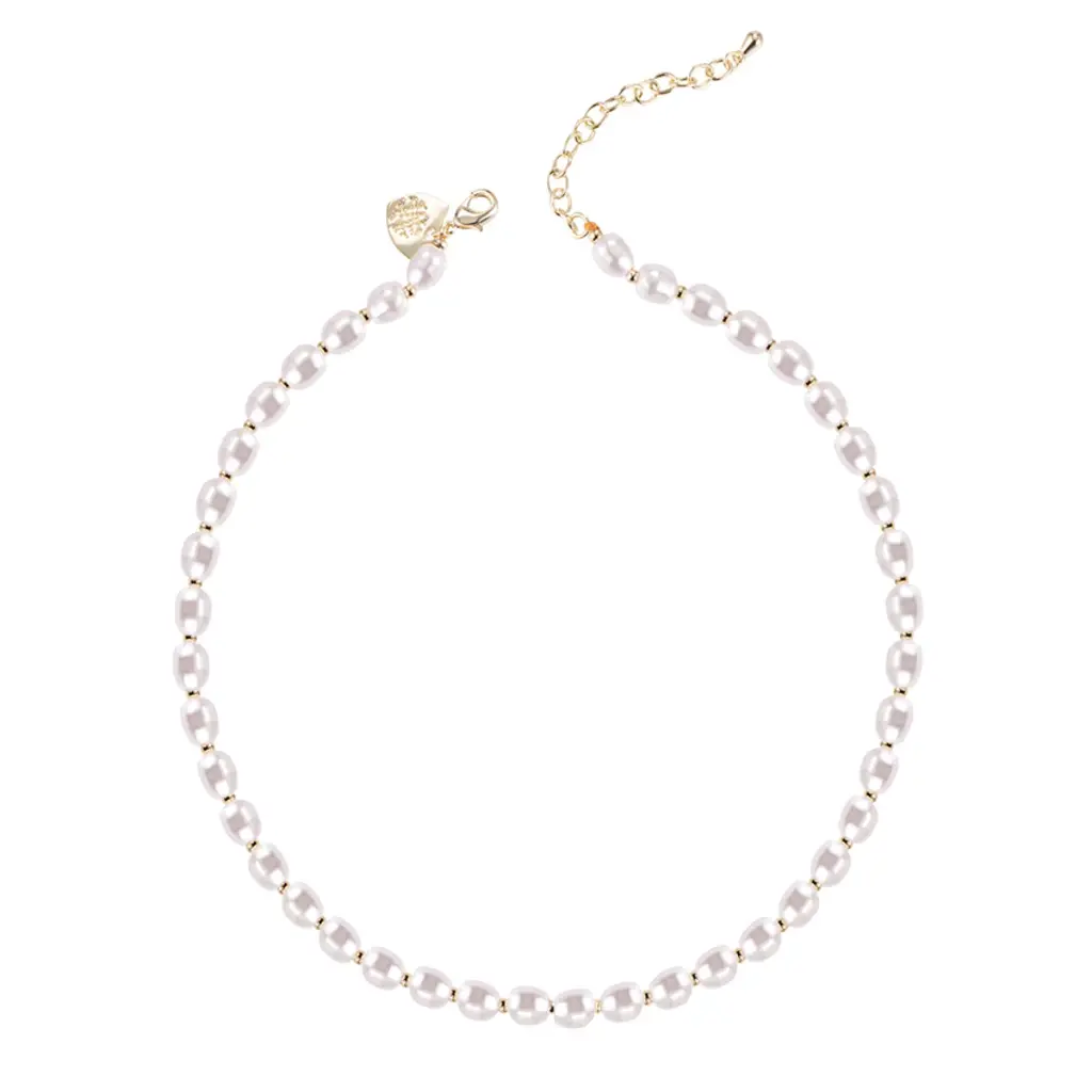 181-S Pearl Layering Necklace-Silver