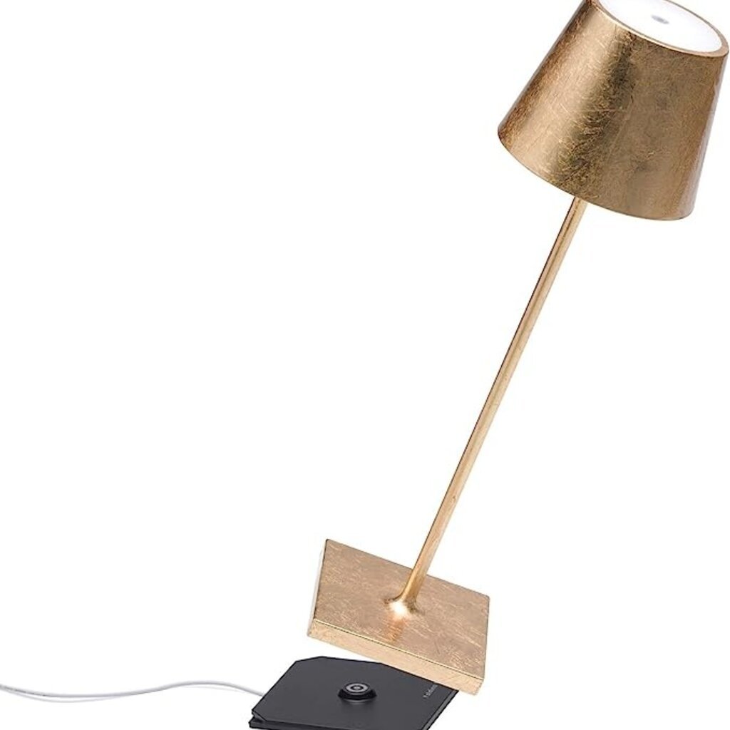 LD0340BFO Poldina Pro Gold Leaf Table Lamp