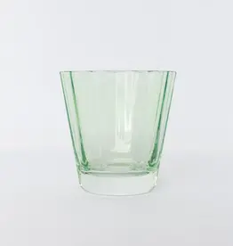 Estelle Colored Glass Mint Green  Sunday Low Ball