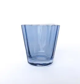 Estelle Colored Glass Cobalt Blue Sunday Low Ball