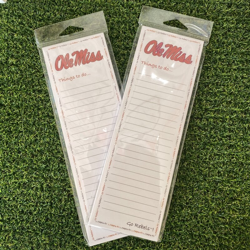 Ole Miss Things To-Do Pad