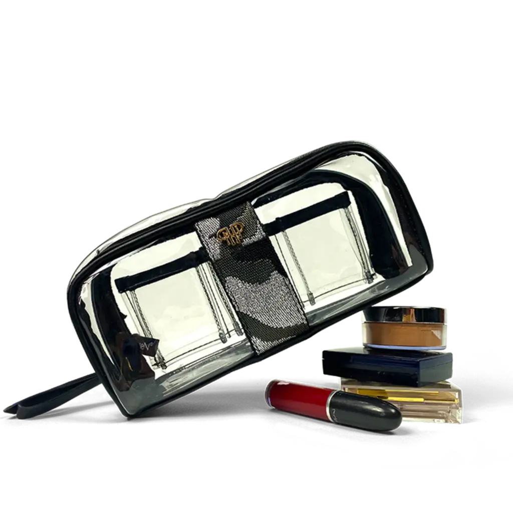 BMC04LE Bombshell Makeup Case - Silver Camo