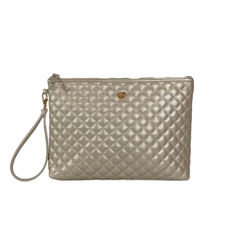 Sm Makeup Case - Pearl Quilted