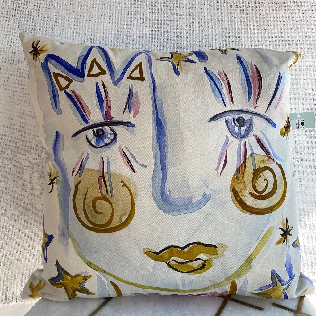 Sister Face Pillow 18x18