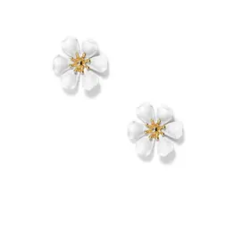 Refined Lily Stud Earring - WHITE