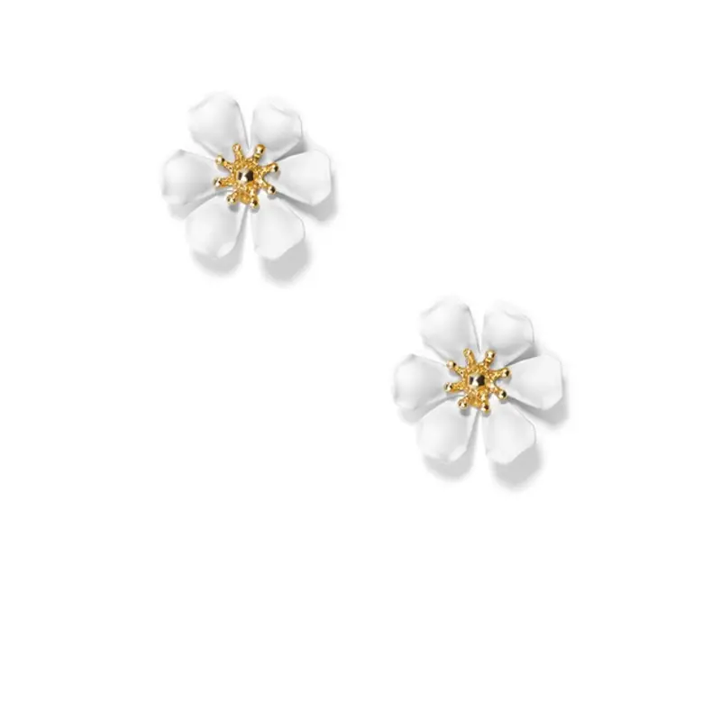 Refined Lily Stud Earring - WHITE