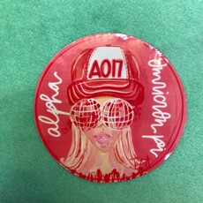 Sorority Disco Girl Sticker