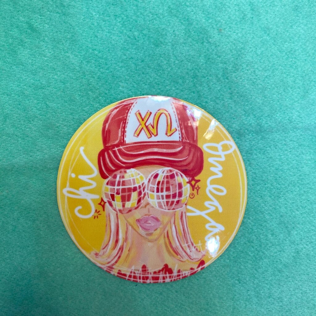 Sorority Disco Girl Sticker