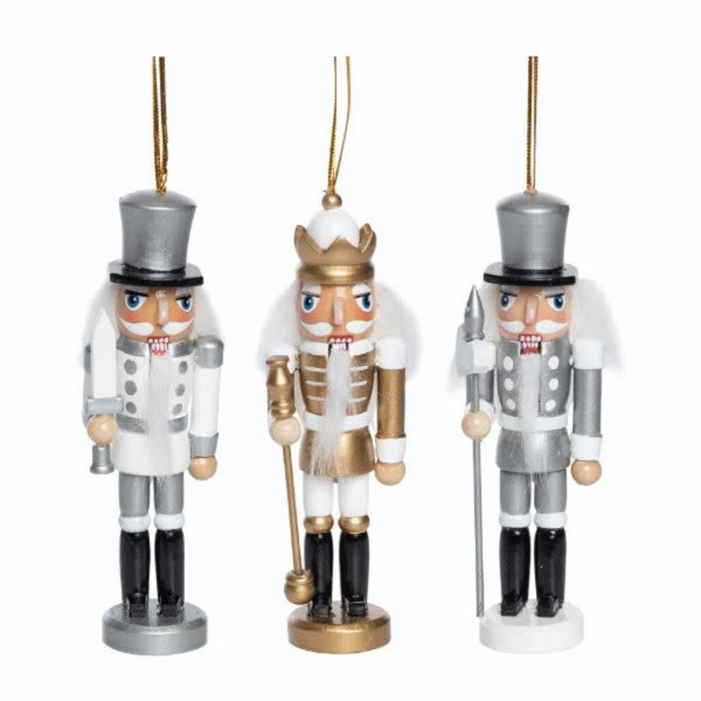 Wooden Glam Nutcracker Ornament Katherine Beck