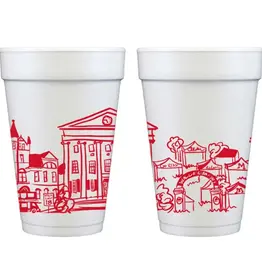 Ole Miss Skyline Foam Cup Red